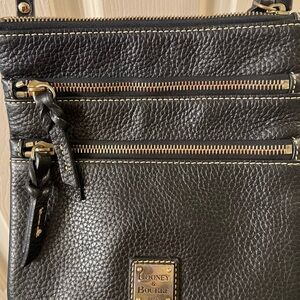 Dooney & Bourke Black Textured Leather Bag